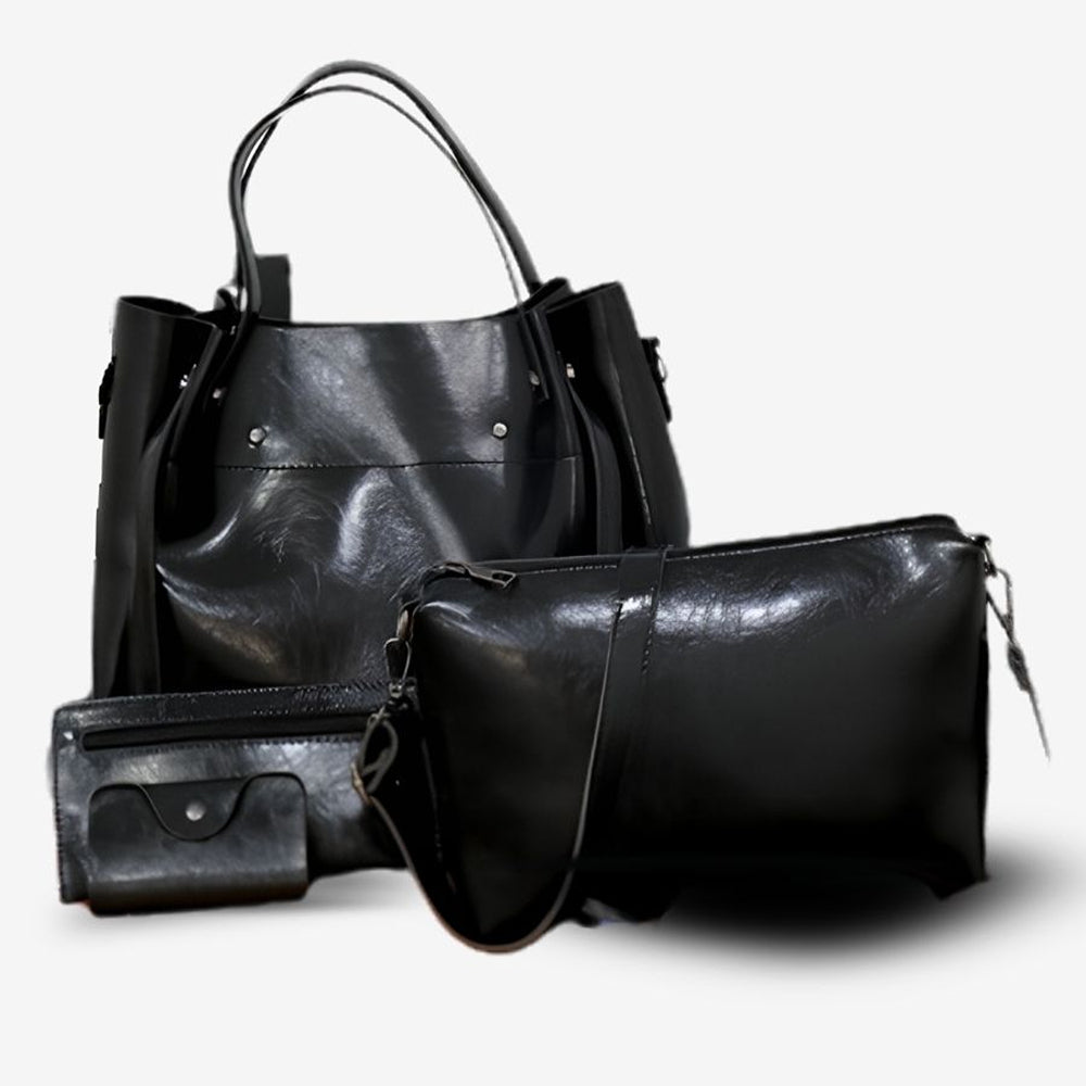 Set de 4 bolsos Linzéa – estilo vintage y organización inteligente