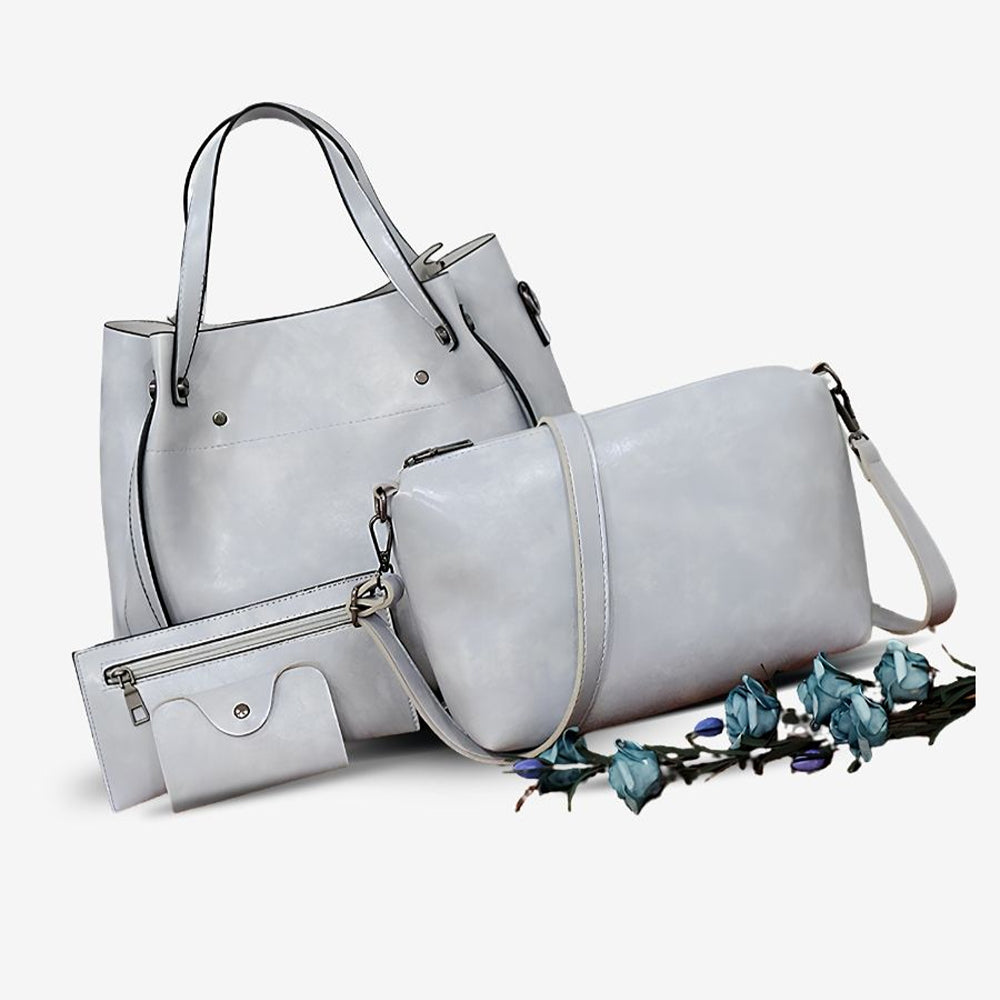 Set de 4 bolsos Linzéa – estilo vintage y organización inteligente