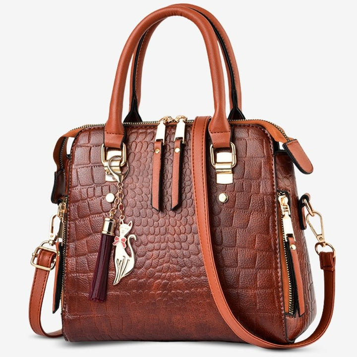 Bolso Celestia efecto cocodrilo
