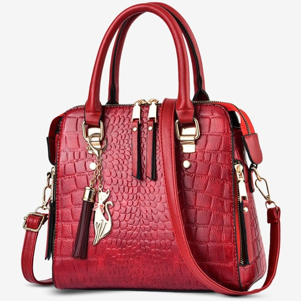 Bolso Celestia efecto cocodrilo