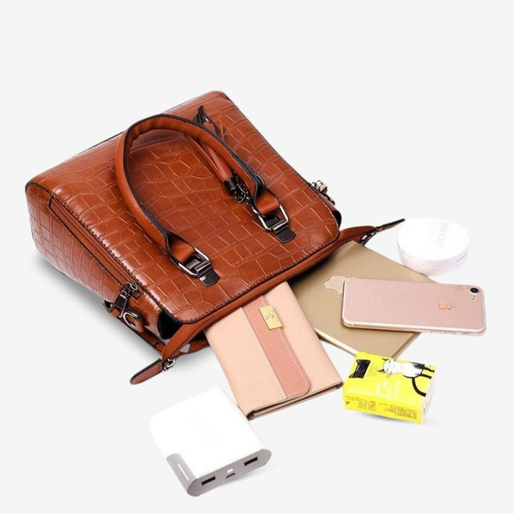 Bolso Celestia efecto cocodrilo