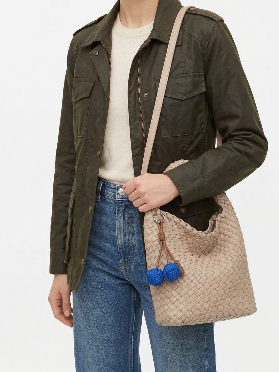 Liora Woven Tote - Pastel Edit