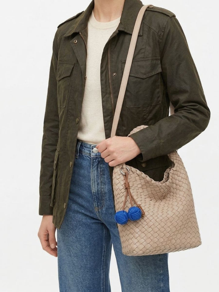 Liora Woven Tote - Pastel Edit