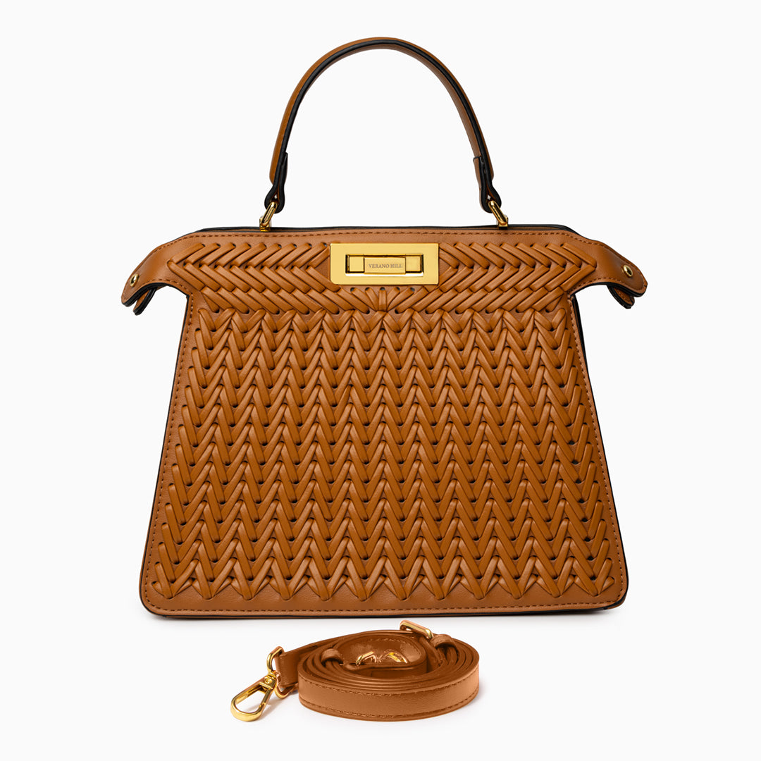 Celeste Woven Bag - Red