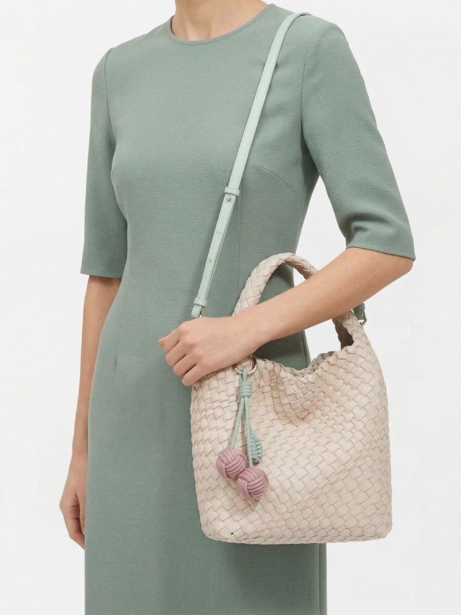 Liora Woven Tote - Pastel Edit