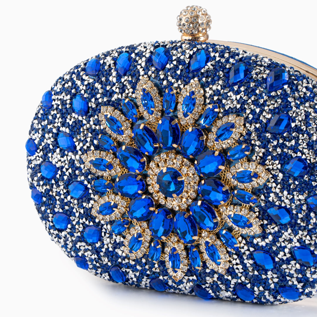 Odette Clutch Bag - Silver