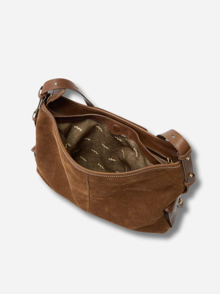 Sloane Pocket Hobo Shoulder Bag - Black