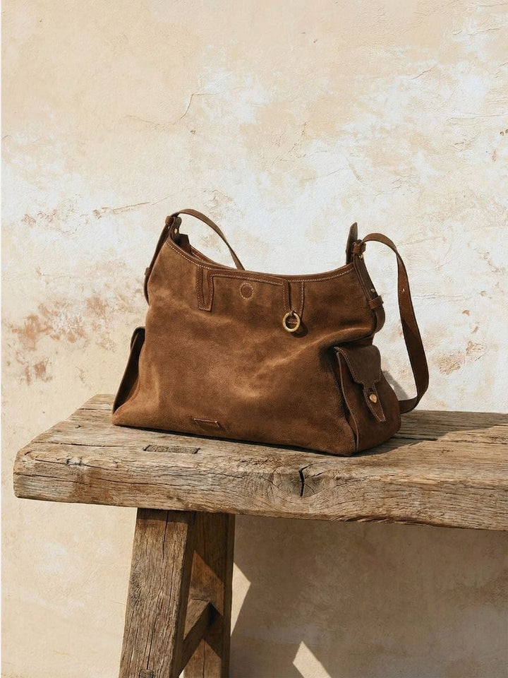 Sloane Pocket Hobo Shoulder Bag - Black
