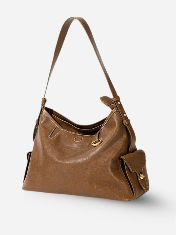 Sloane Pocket Hobo Shoulder Bag - Black