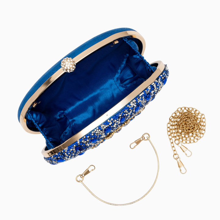 Odette Clutch Bag - Silver