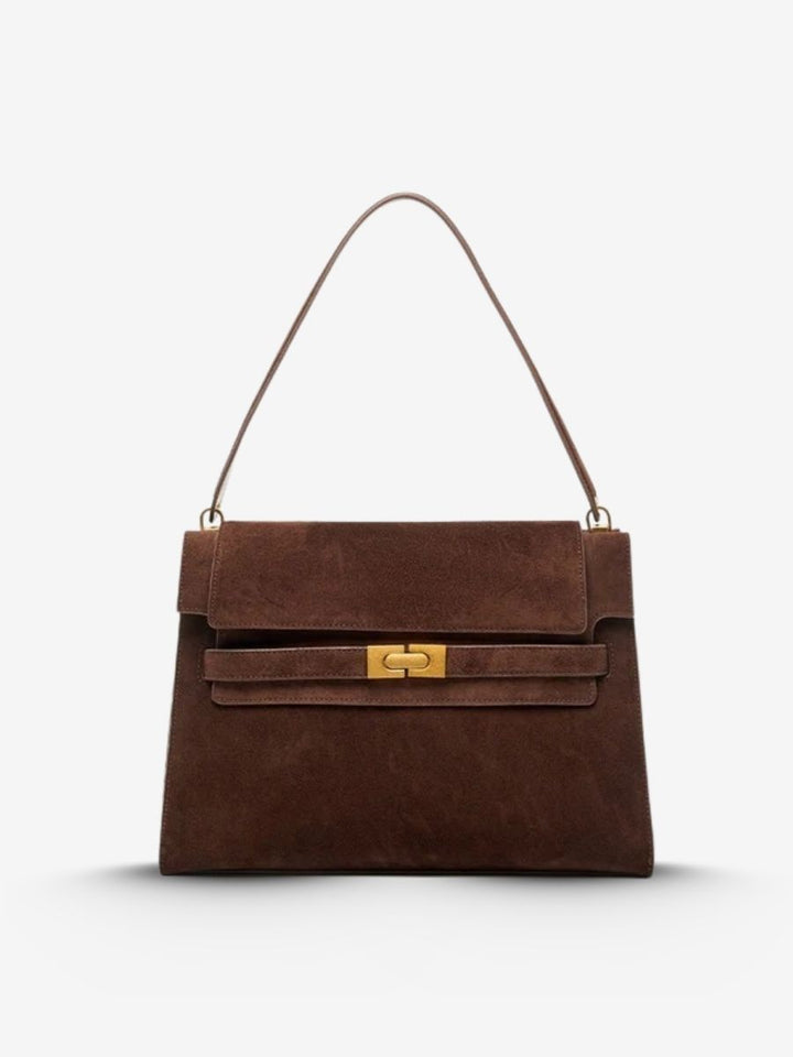 Vera Modern Shoulder Bag - Coffee