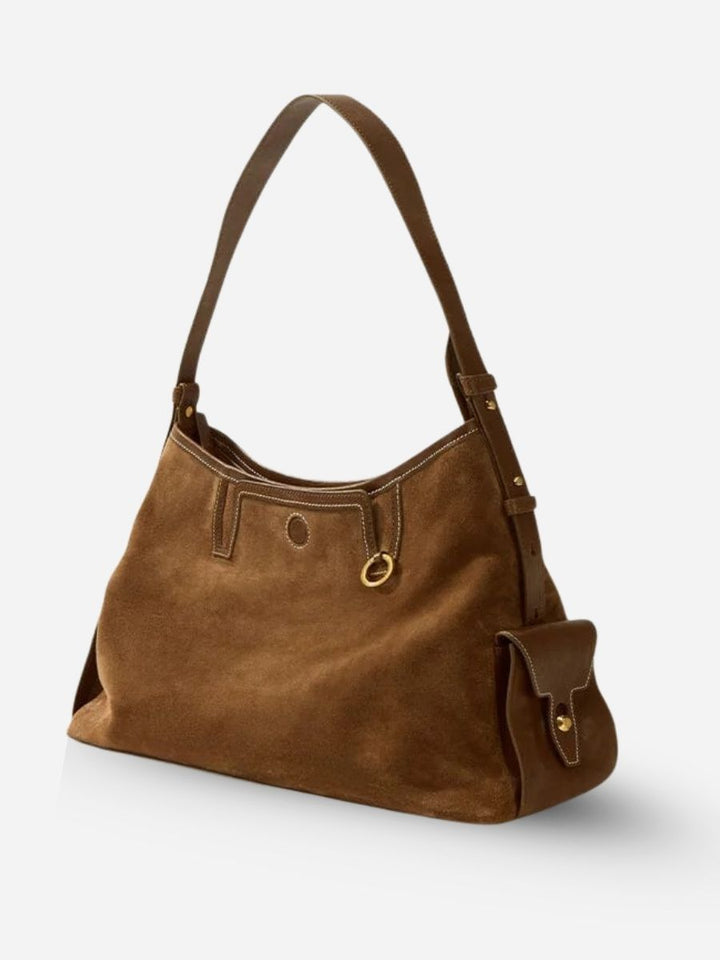 Sloane Pocket Hobo Shoulder Bag - Black