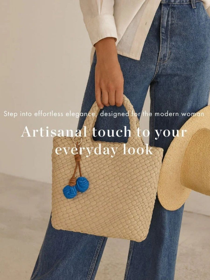 Liora Woven Tote - Pastel Edit