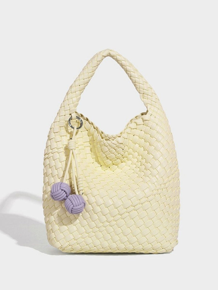 Liora Woven Tote - Pastel Edit