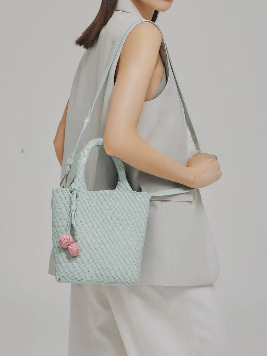 Liora Woven Tote - Pastel Edit