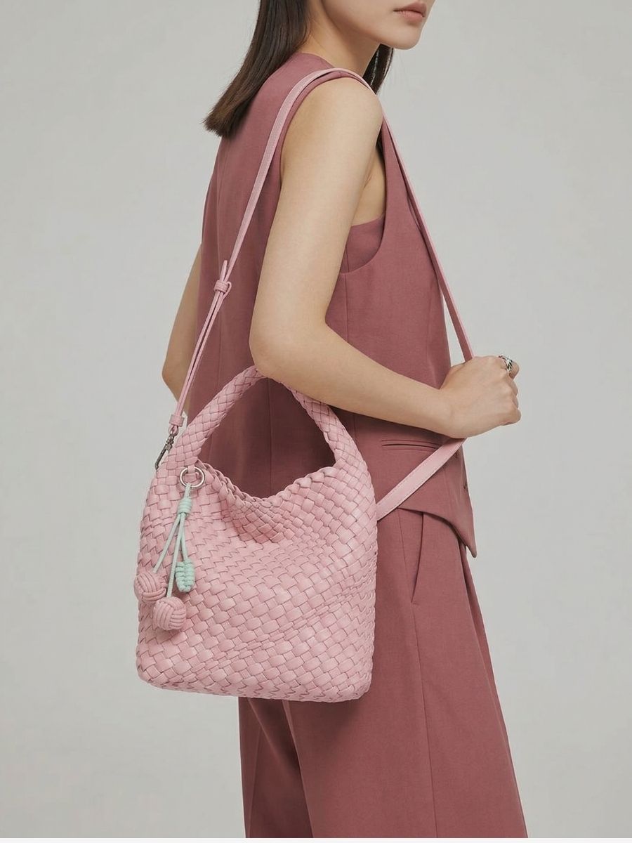 Liora Woven Tote - Pastel Edit