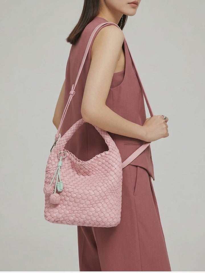 Liora Woven Tote - Pastel Edit