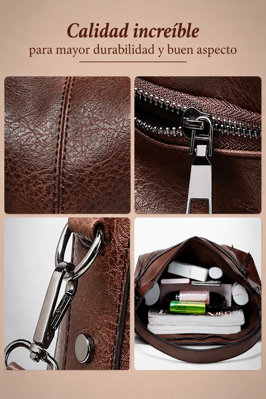 Bolso Marlene de piel