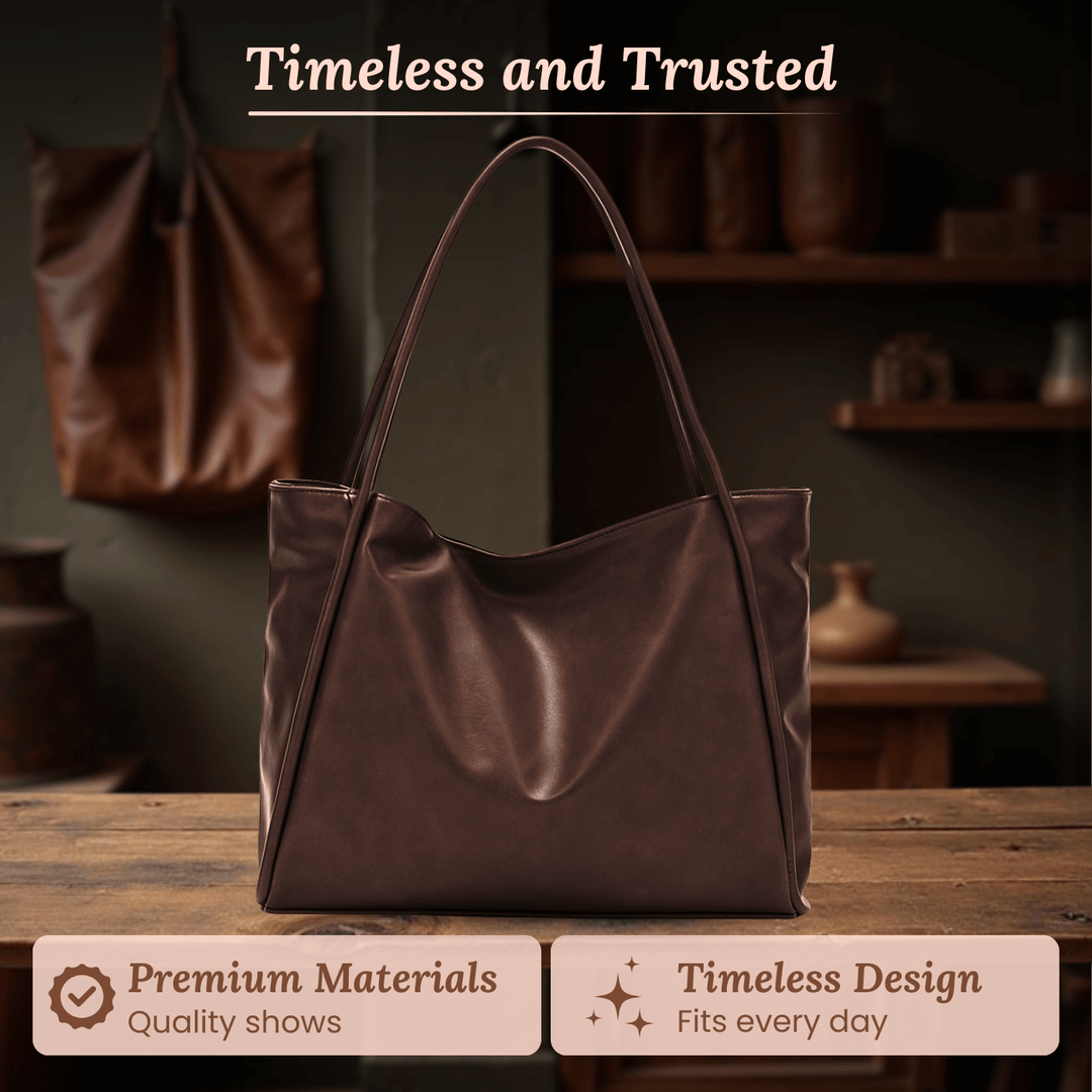 Silvia's Sleek Minimalist Tote Bag