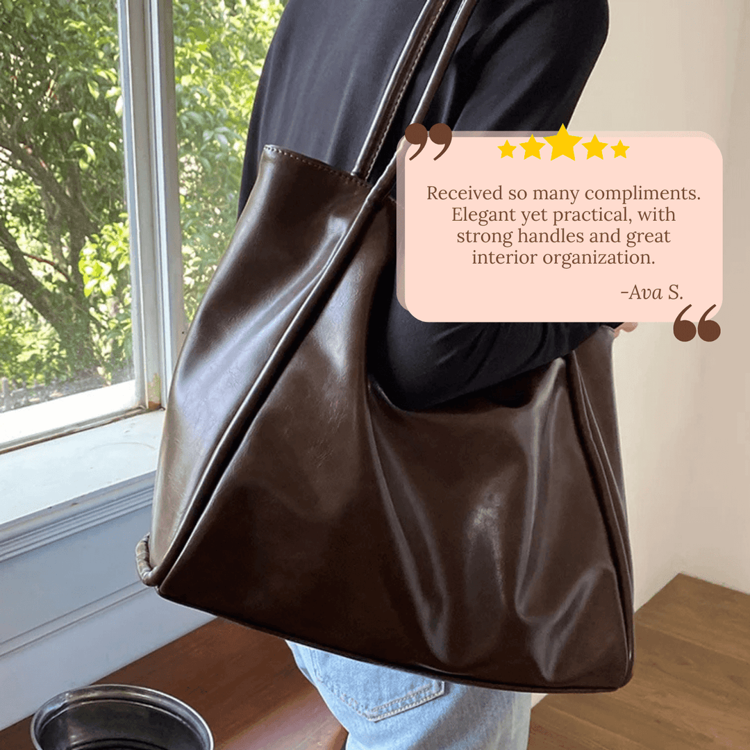Silvia's Sleek Minimalist Tote Bag