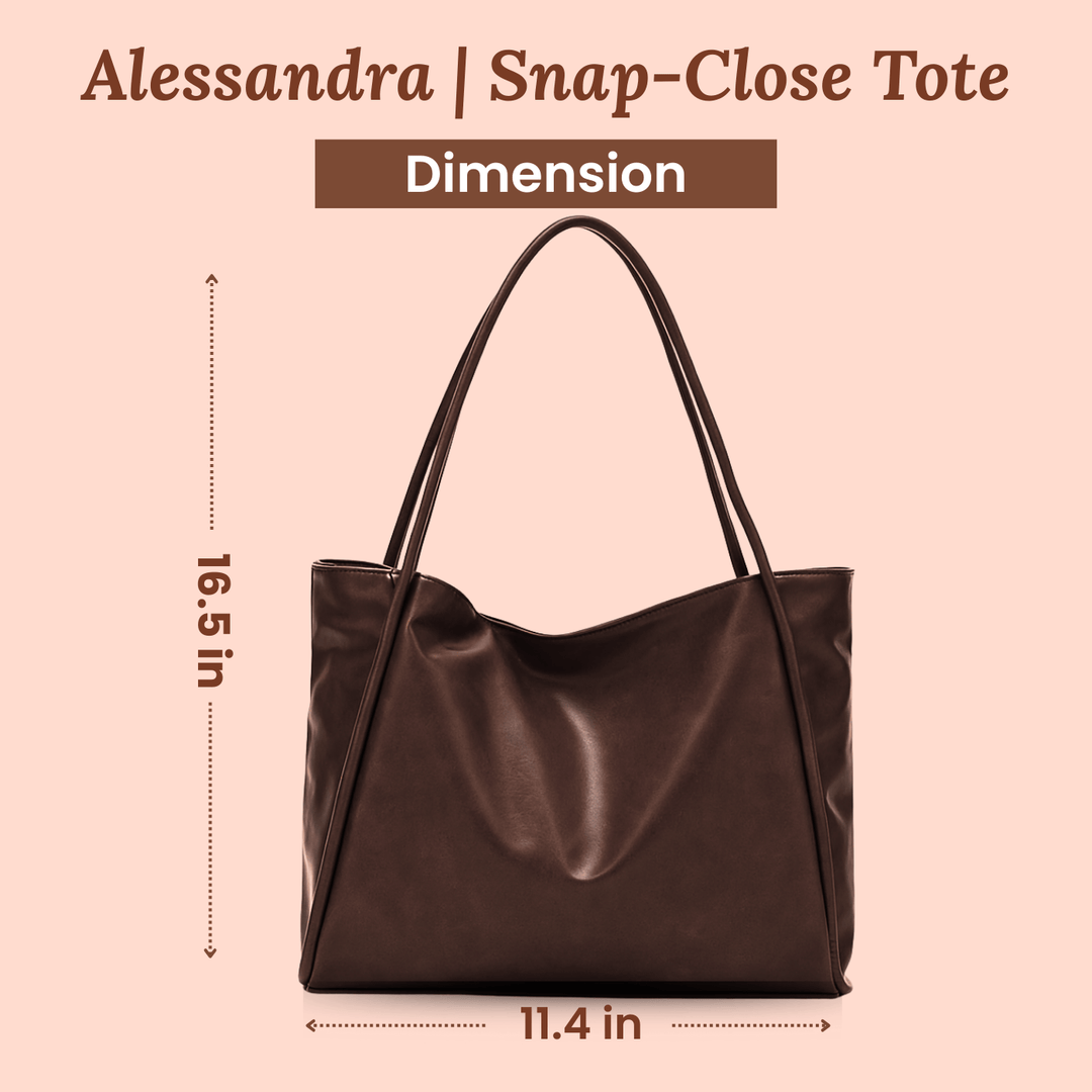 Silvia's Sleek Minimalist Tote Bag