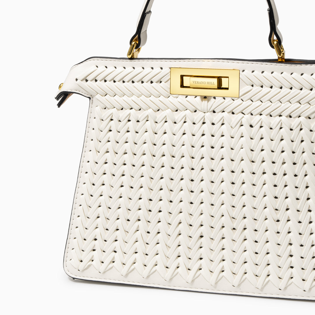 Celeste Woven Bag - Red