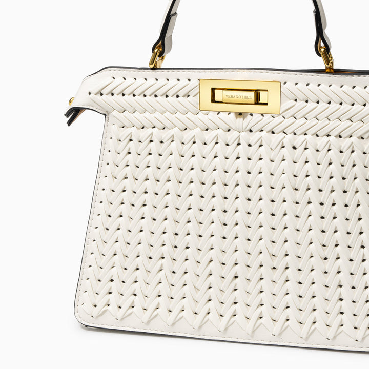 Celeste Woven Bag - Red
