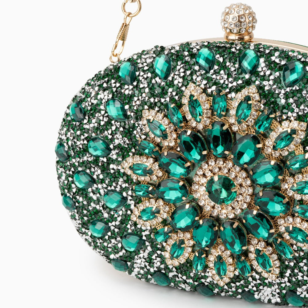 Odette Clutch Bag - Silver