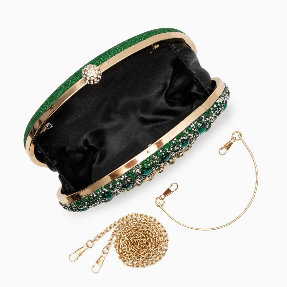 Odette Clutch Bag - Silver