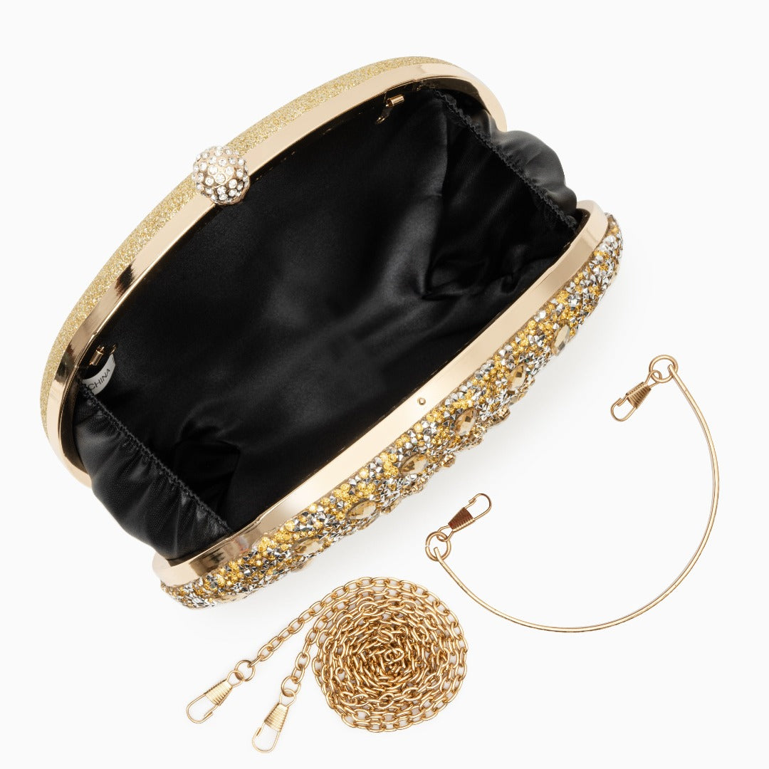Odette Clutch Bag - Silver