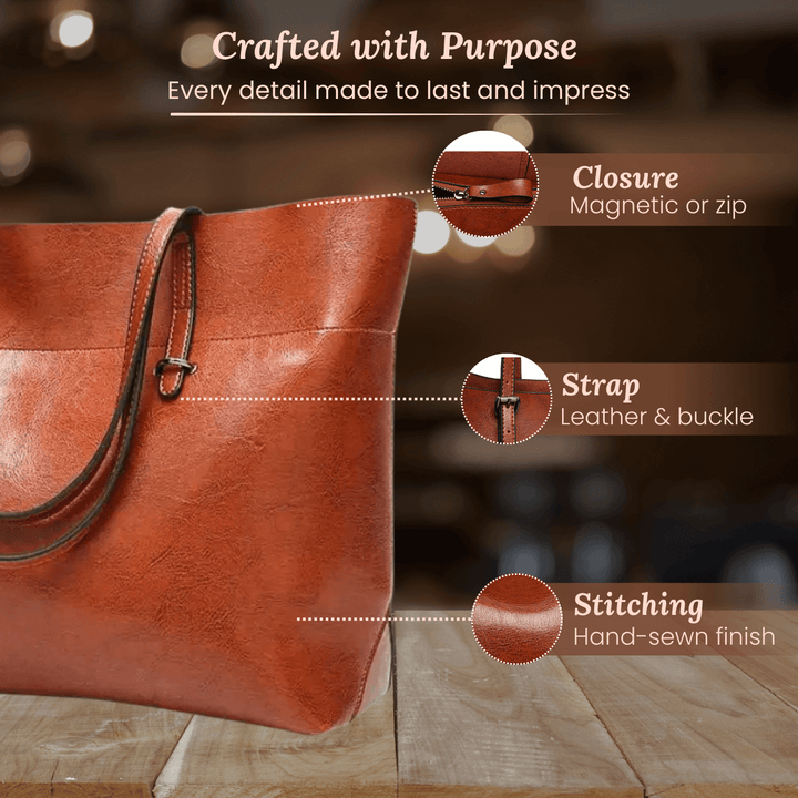 Ginevra Klassische Schultertasche | Tote Bag