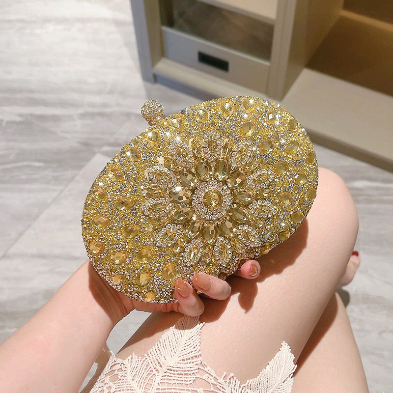 Odette Clutch Bag - Silver