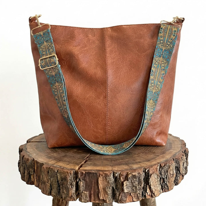 Albas Strukturierte Schultertasche