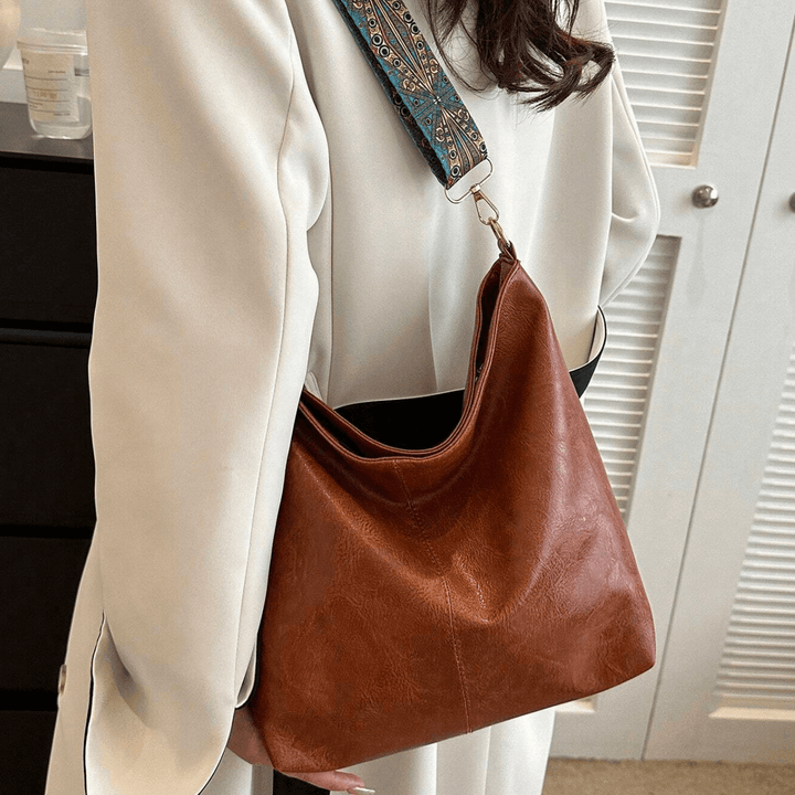 Albas Strukturierte Schultertasche