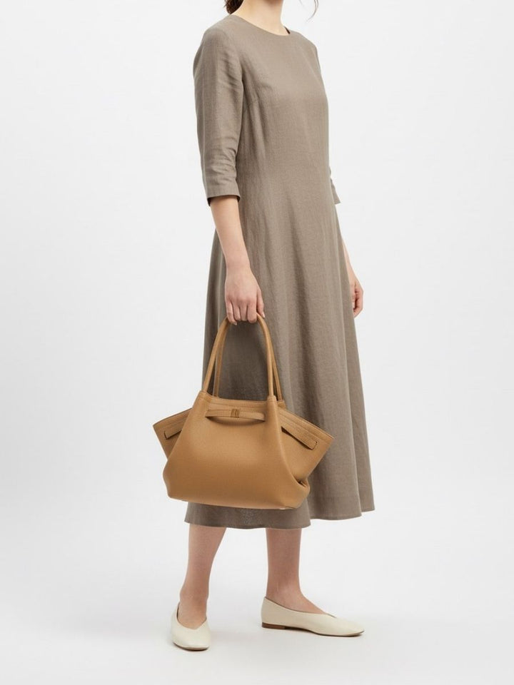 Terra Medium Tote - Latte