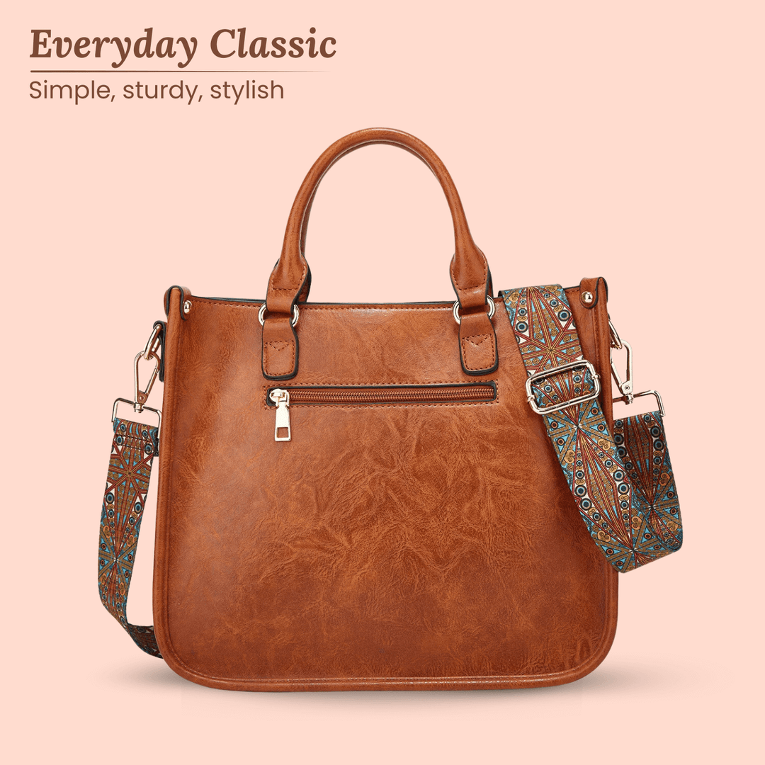 Irene's Patterned Shoulder Bag