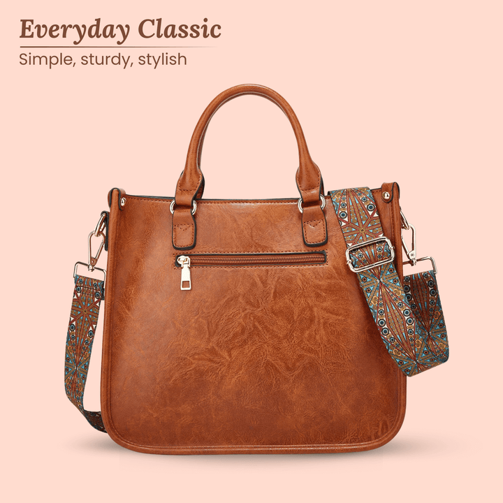 Irene's Patterned Shoulder Bag