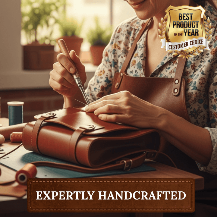 Luciana's Handtasche mit kunstvollem Schnitzdetail