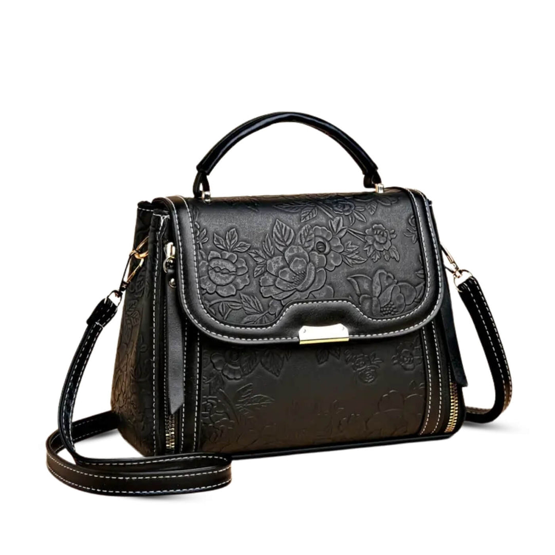 Michela's Floral Elegance Handbag