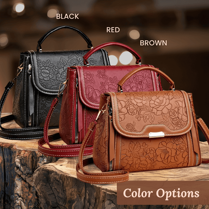 Michela's Floral Elegance Handbag