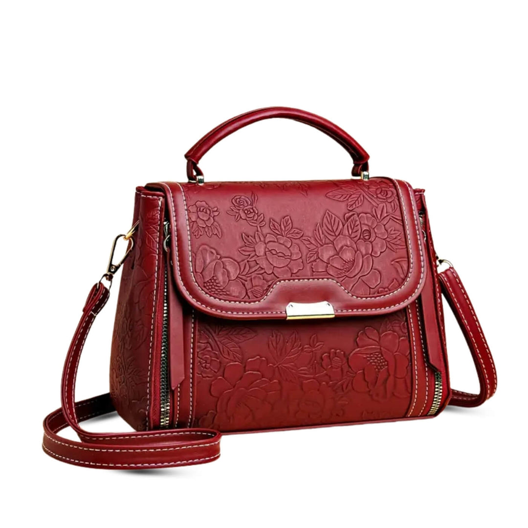 Michela's Floral Elegance Handbag