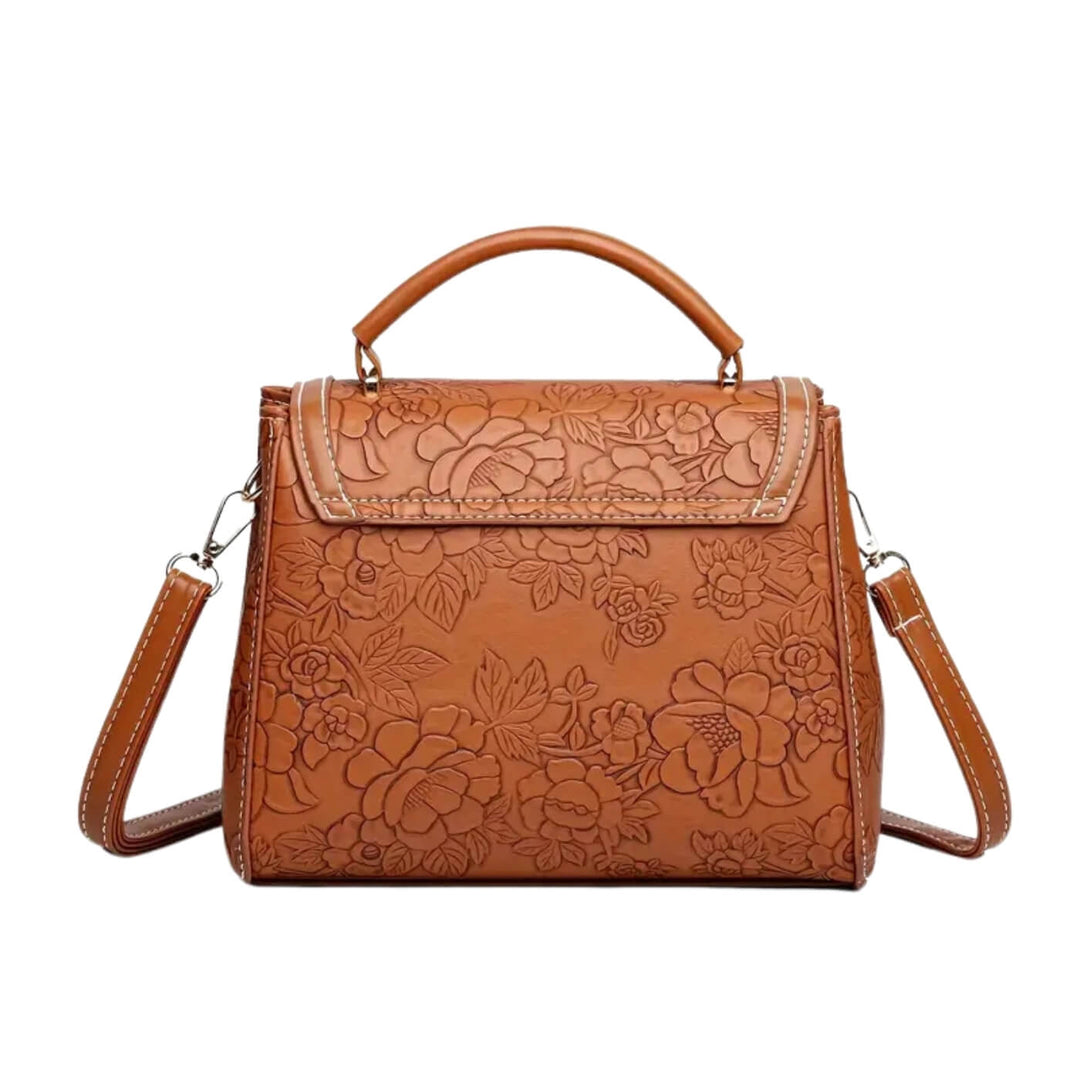 Michela's Floral Elegance Handbag