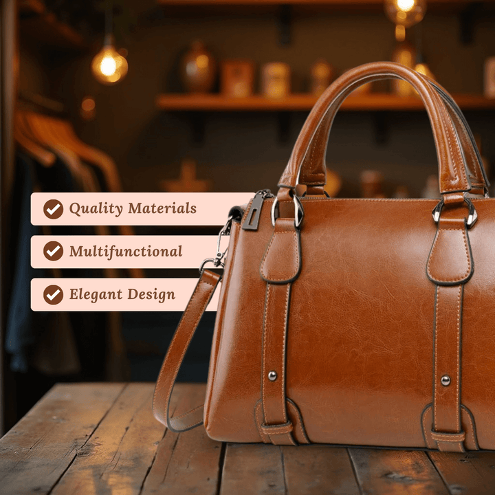 Valeria Top-Zip Shoulder Bag | Handbag