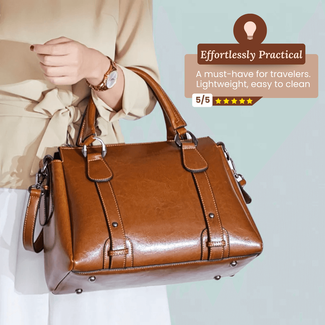 Valeria Top-Zip Shoulder Bag | Handbag