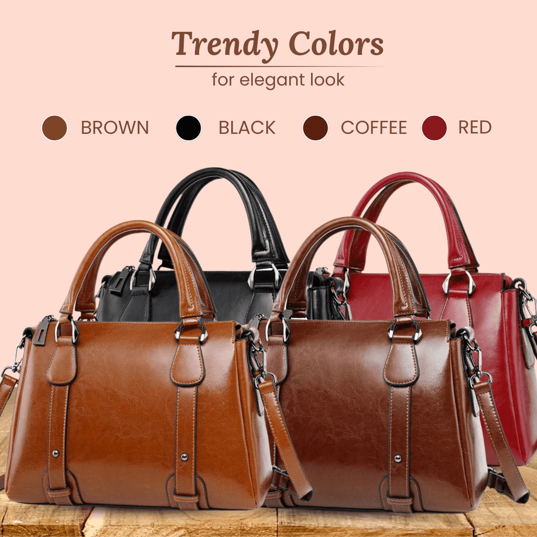 Valeria Top-Zip Shoulder Bag | Handbag