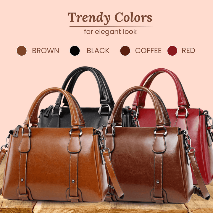 Valeria Top-Zip Shoulder Bag | Handbag