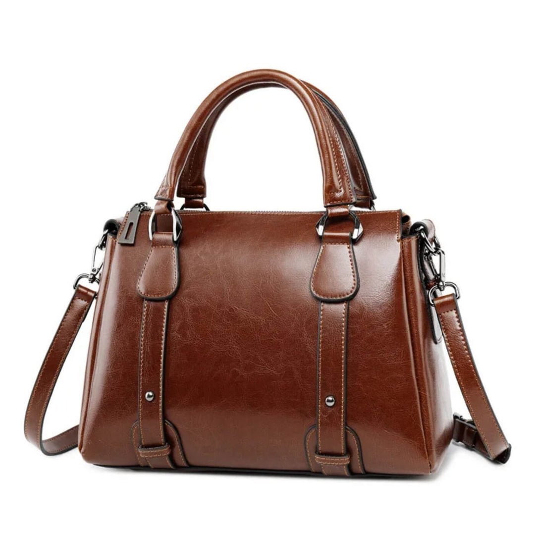 Valeria Top-Zip Shoulder Bag | Handbag