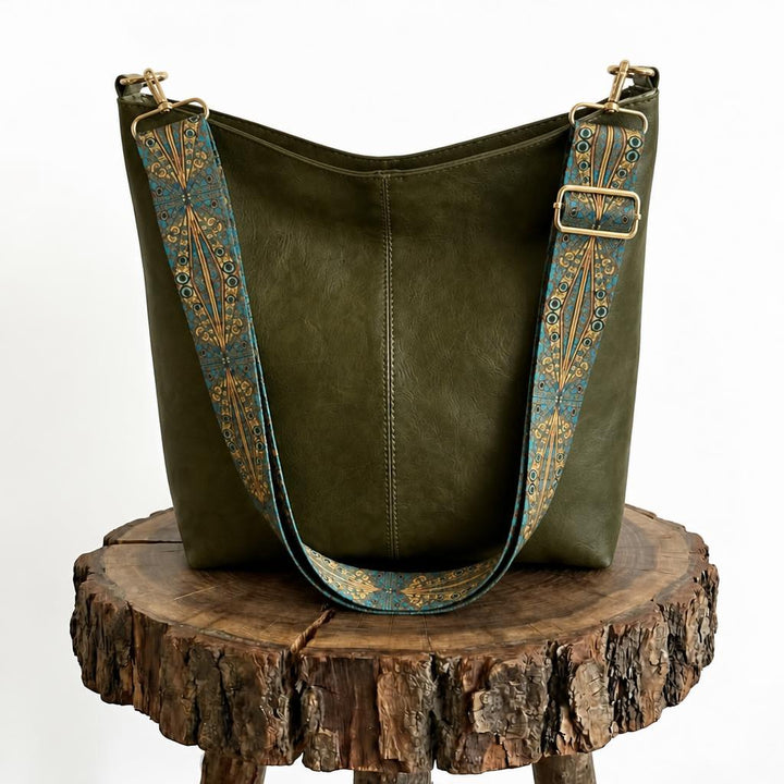 Albas Strukturierte Schultertasche