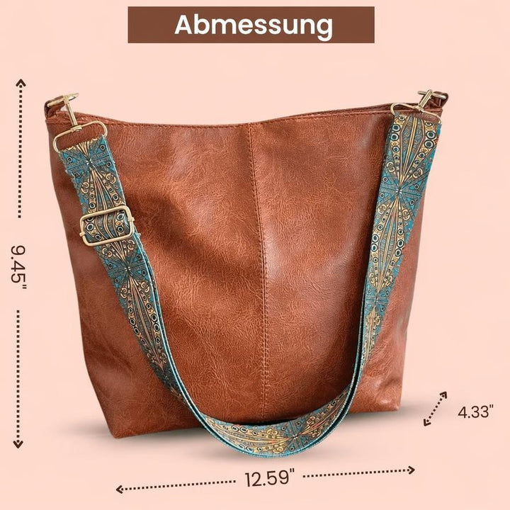 Albas Strukturierte Schultertasche