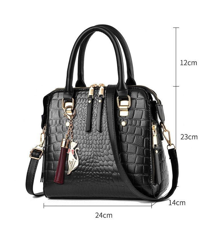 Bolso Celestia efecto cocodrilo